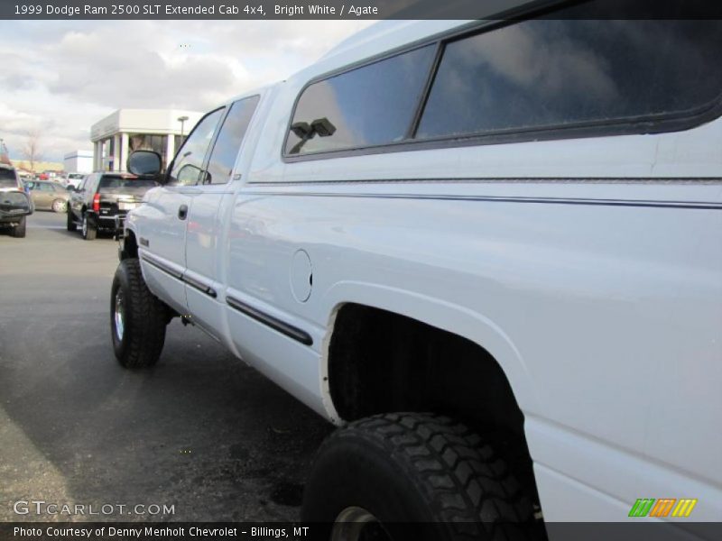 Bright White / Agate 1999 Dodge Ram 2500 SLT Extended Cab 4x4