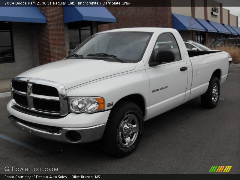 Bright White / Dark Slate Gray 2004 Dodge Ram 2500 ST Regular Cab