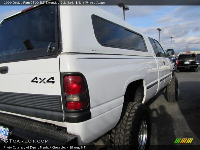 Bright White / Agate 1999 Dodge Ram 2500 SLT Extended Cab 4x4