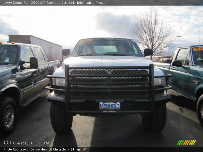 Bright White / Agate 1999 Dodge Ram 2500 SLT Extended Cab 4x4