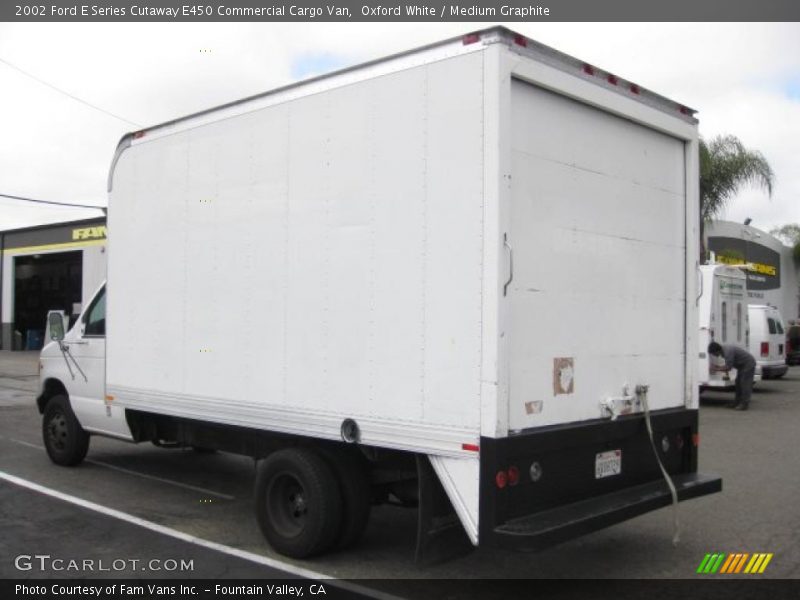  2002 E Series Cutaway E450 Commercial Cargo Van Oxford White