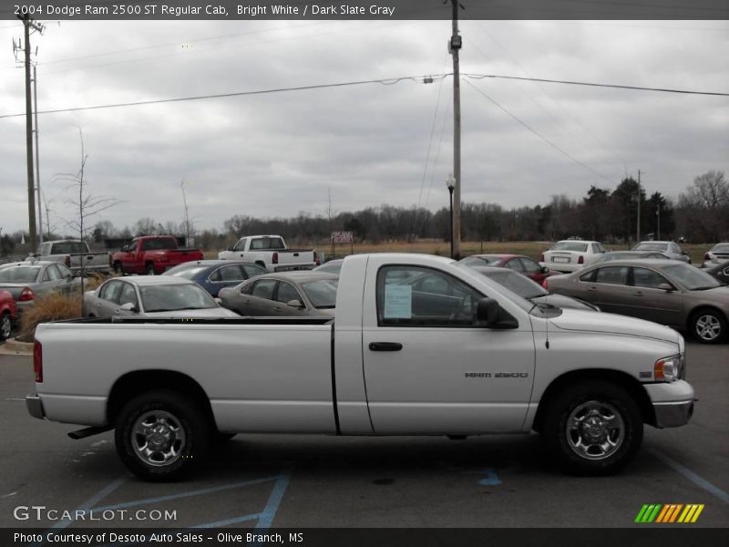Bright White / Dark Slate Gray 2004 Dodge Ram 2500 ST Regular Cab