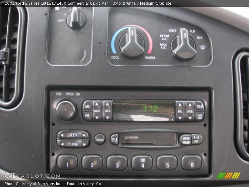 Controls of 2002 E Series Cutaway E450 Commercial Cargo Van