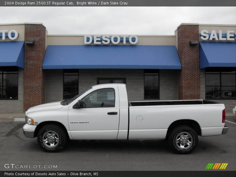 Bright White / Dark Slate Gray 2004 Dodge Ram 2500 ST Regular Cab