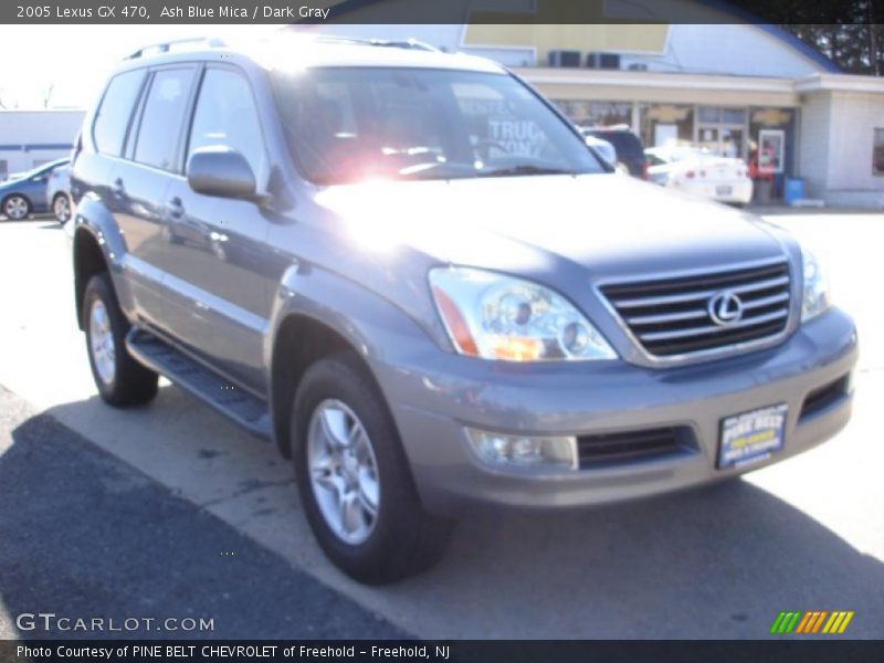 Ash Blue Mica / Dark Gray 2005 Lexus GX 470