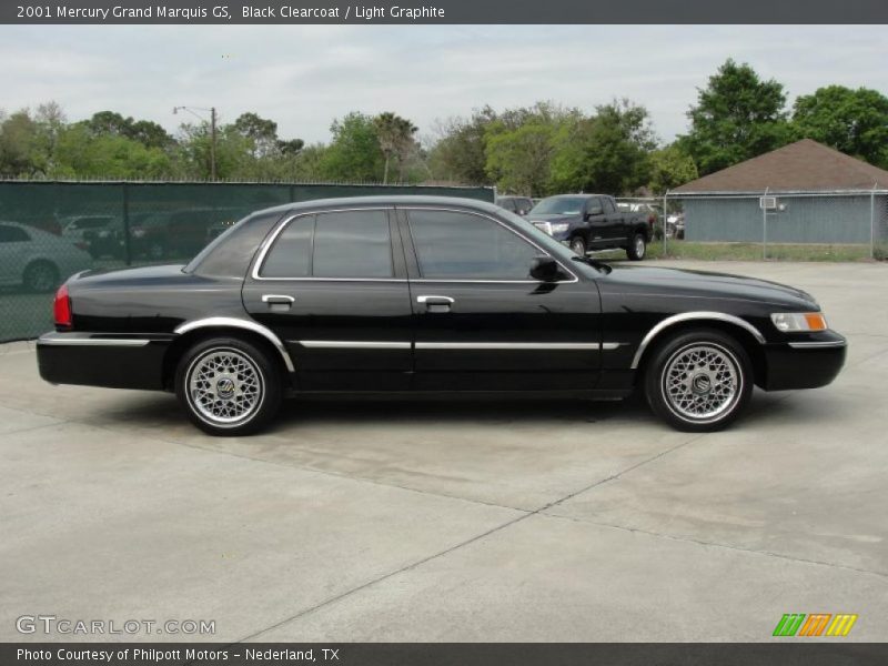 Black Clearcoat / Light Graphite 2001 Mercury Grand Marquis GS