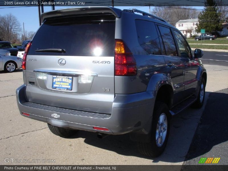 Ash Blue Mica / Dark Gray 2005 Lexus GX 470
