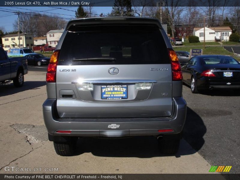 Ash Blue Mica / Dark Gray 2005 Lexus GX 470