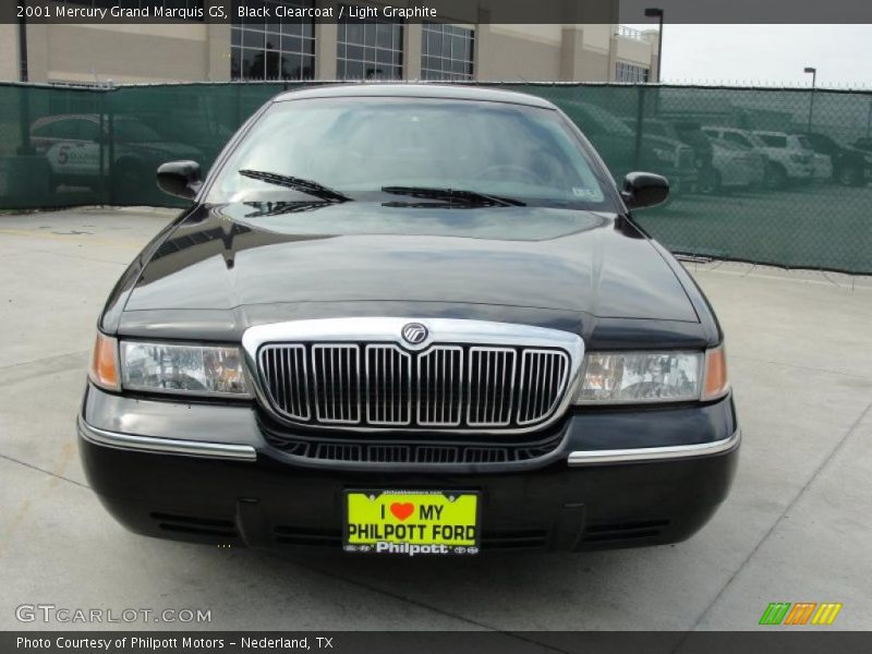 Black Clearcoat / Light Graphite 2001 Mercury Grand Marquis GS