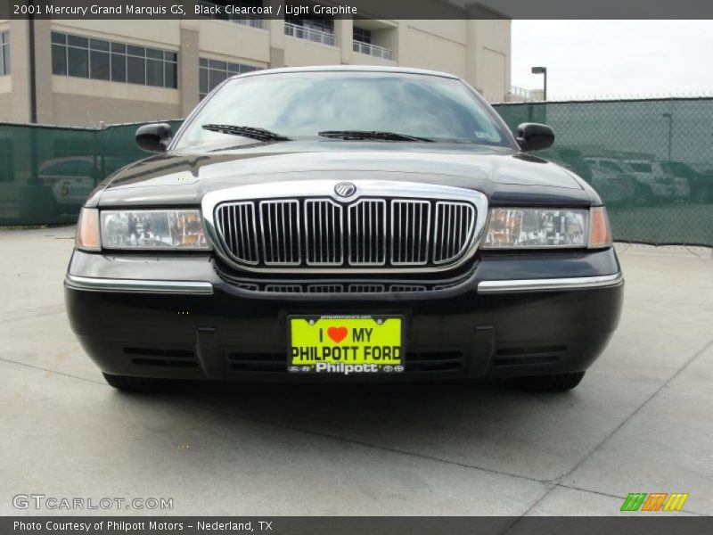 Black Clearcoat / Light Graphite 2001 Mercury Grand Marquis GS