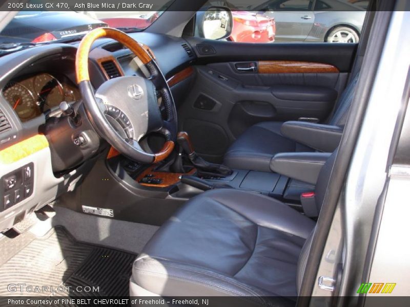 Ash Blue Mica / Dark Gray 2005 Lexus GX 470