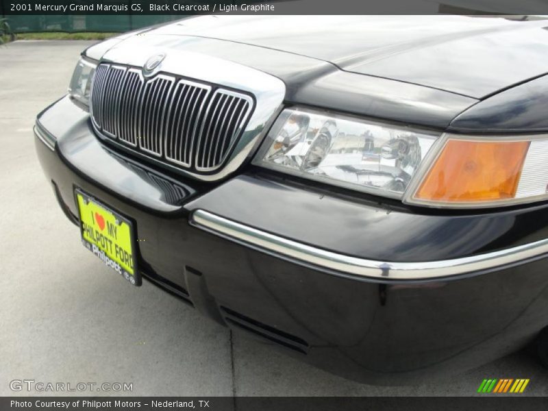 Black Clearcoat / Light Graphite 2001 Mercury Grand Marquis GS