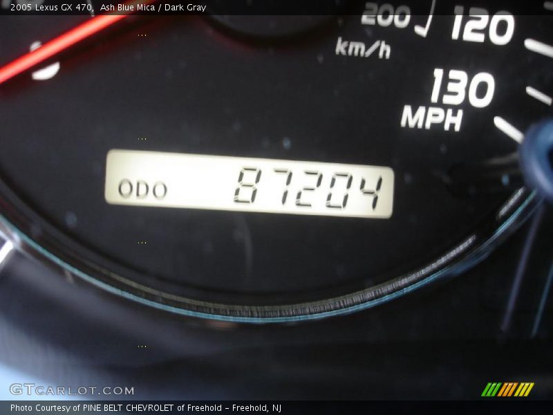 Ash Blue Mica / Dark Gray 2005 Lexus GX 470