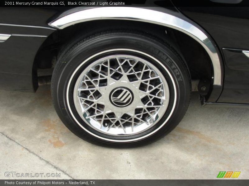 Black Clearcoat / Light Graphite 2001 Mercury Grand Marquis GS