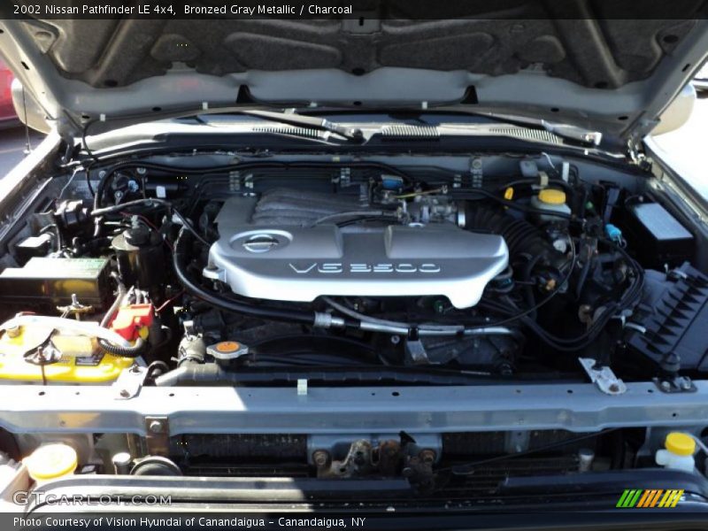 Bronzed Gray Metallic / Charcoal 2002 Nissan Pathfinder LE 4x4
