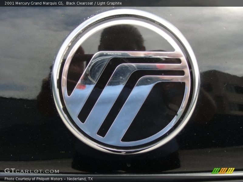 Black Clearcoat / Light Graphite 2001 Mercury Grand Marquis GS