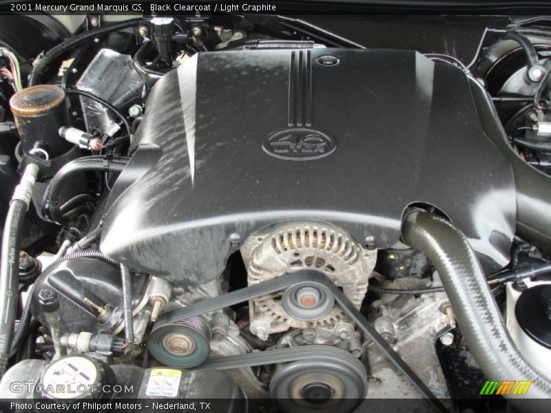 Black Clearcoat / Light Graphite 2001 Mercury Grand Marquis GS