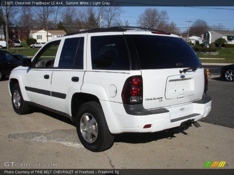 Summit White / Light Gray 2005 Chevrolet TrailBlazer LS 4x4