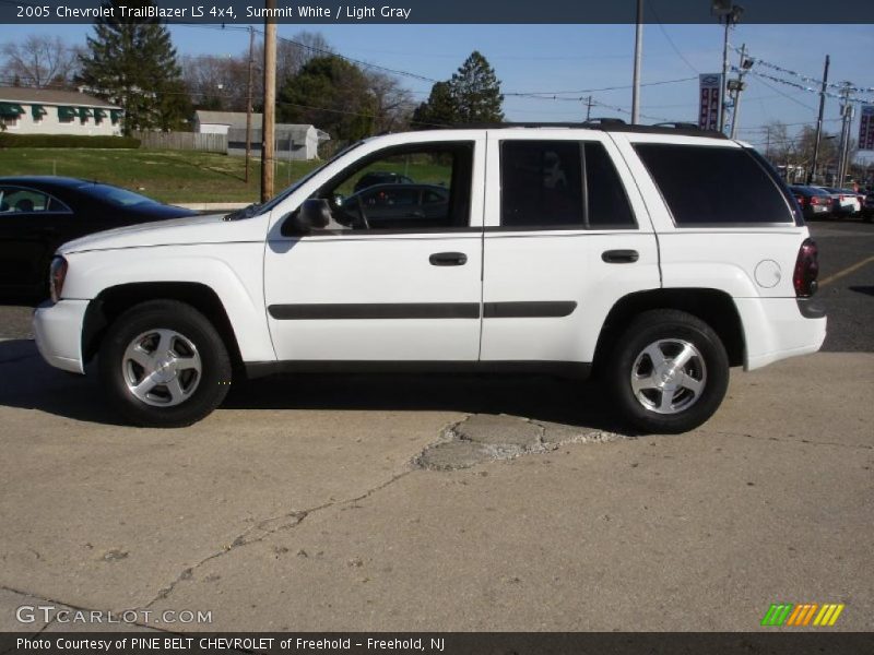 Summit White / Light Gray 2005 Chevrolet TrailBlazer LS 4x4