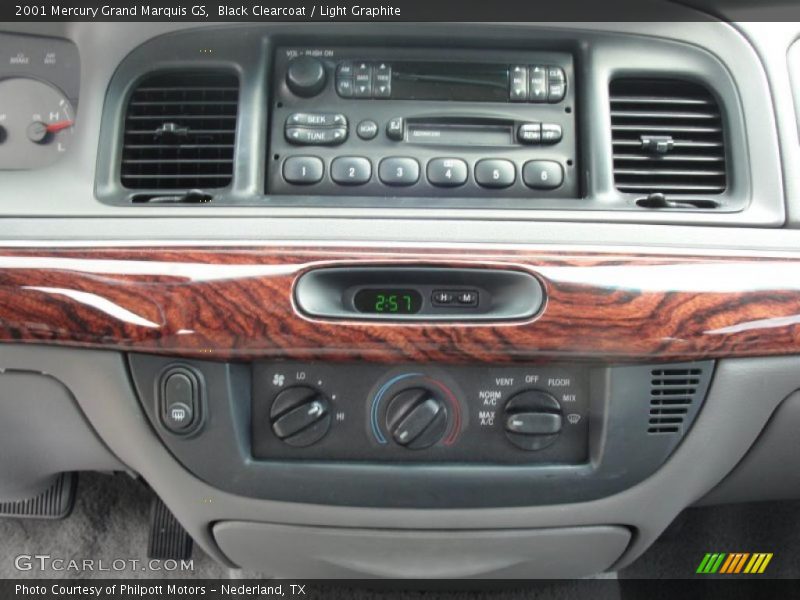 Black Clearcoat / Light Graphite 2001 Mercury Grand Marquis GS