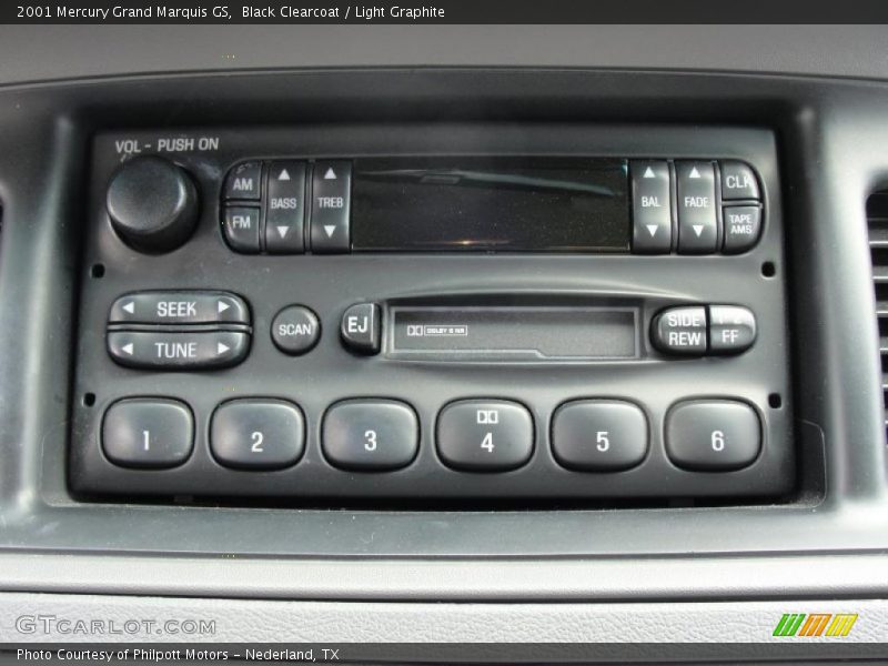 Black Clearcoat / Light Graphite 2001 Mercury Grand Marquis GS