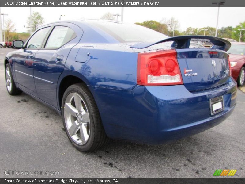 Deep Water Blue Pearl / Dark Slate Gray/Light Slate Gray 2010 Dodge Charger Rallye