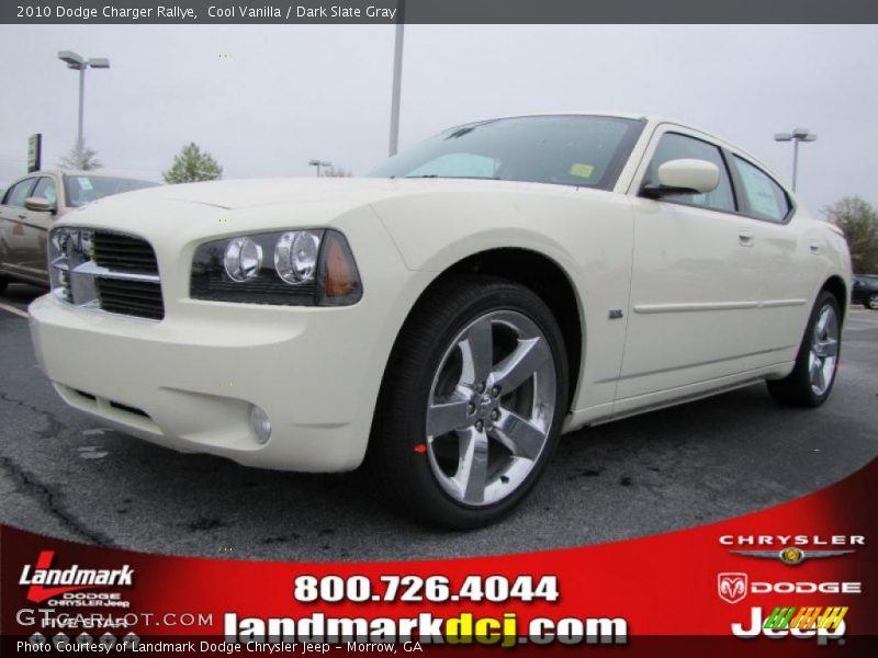 Cool Vanilla / Dark Slate Gray 2010 Dodge Charger Rallye