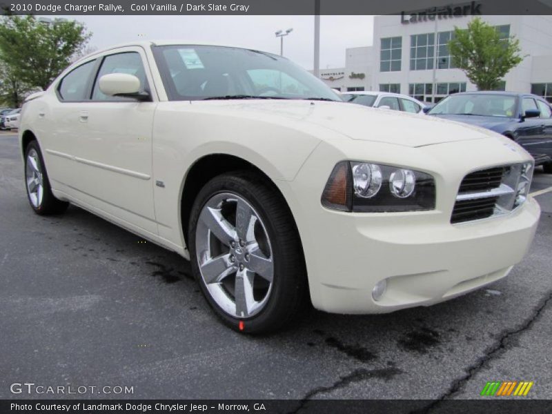 Cool Vanilla / Dark Slate Gray 2010 Dodge Charger Rallye
