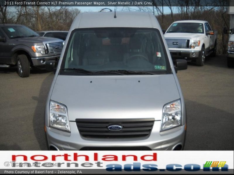 Silver Metallic / Dark Grey 2011 Ford Transit Connect XLT Premium Passenger Wagon