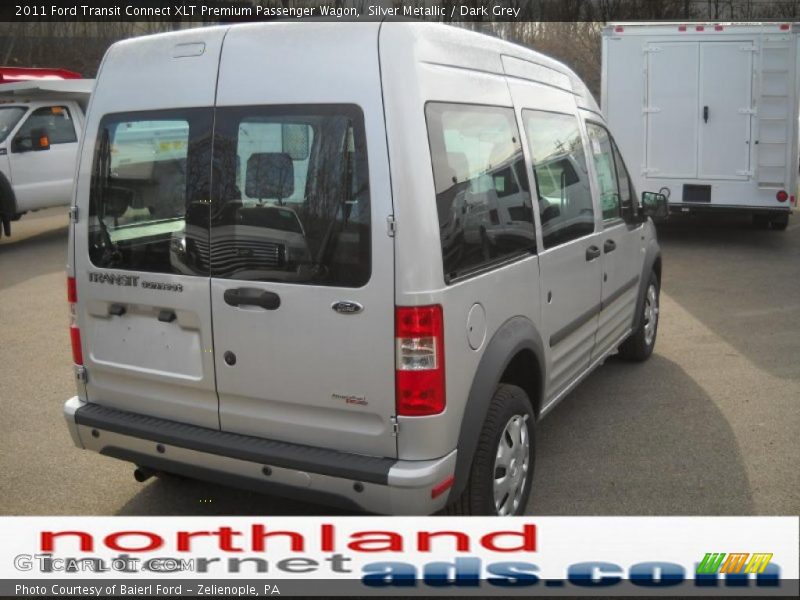 Silver Metallic / Dark Grey 2011 Ford Transit Connect XLT Premium Passenger Wagon