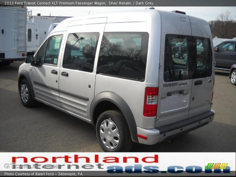 Silver Metallic / Dark Grey 2011 Ford Transit Connect XLT Premium Passenger Wagon