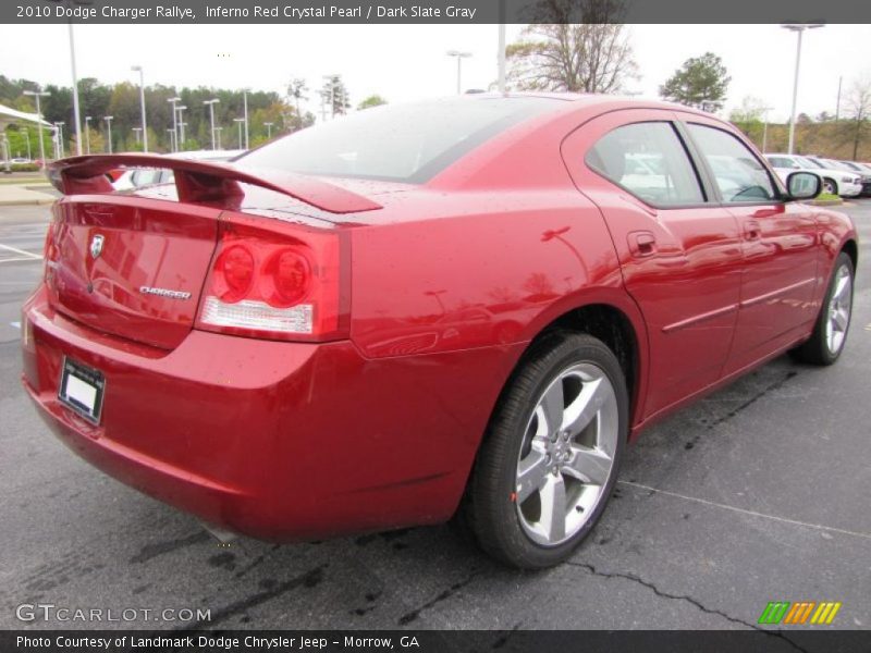 Inferno Red Crystal Pearl / Dark Slate Gray 2010 Dodge Charger Rallye