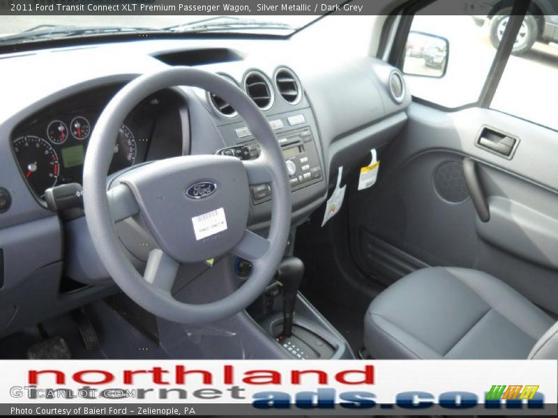 Silver Metallic / Dark Grey 2011 Ford Transit Connect XLT Premium Passenger Wagon