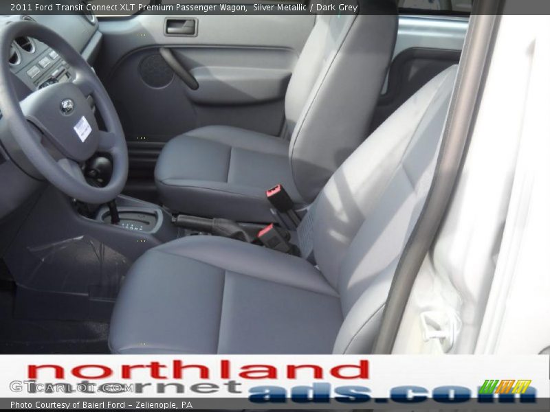 Silver Metallic / Dark Grey 2011 Ford Transit Connect XLT Premium Passenger Wagon
