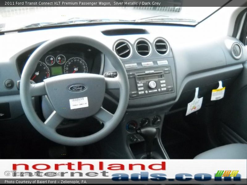 Silver Metallic / Dark Grey 2011 Ford Transit Connect XLT Premium Passenger Wagon