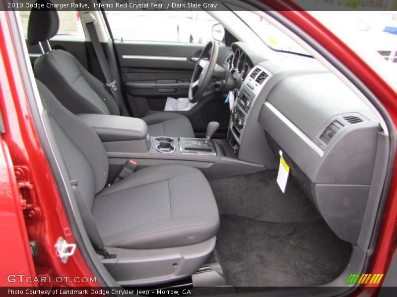 Inferno Red Crystal Pearl / Dark Slate Gray 2010 Dodge Charger Rallye