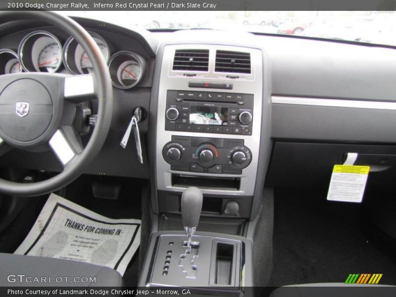 Inferno Red Crystal Pearl / Dark Slate Gray 2010 Dodge Charger Rallye