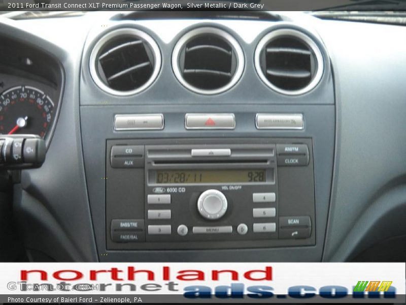 Silver Metallic / Dark Grey 2011 Ford Transit Connect XLT Premium Passenger Wagon