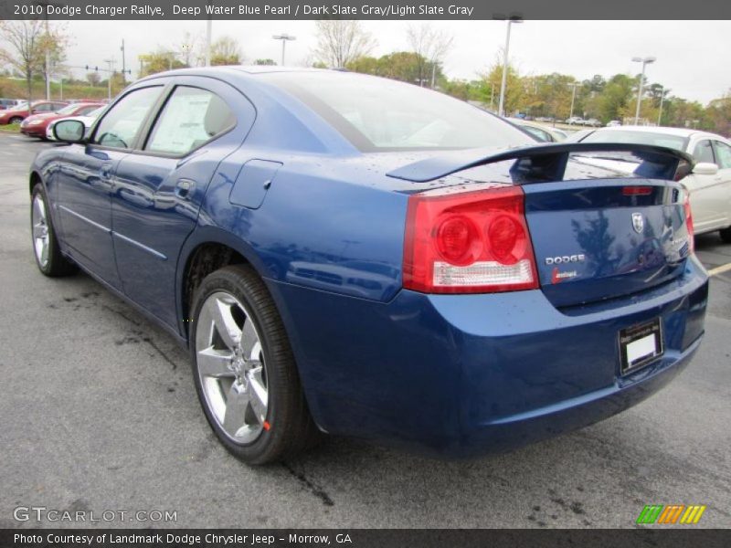 Deep Water Blue Pearl / Dark Slate Gray/Light Slate Gray 2010 Dodge Charger Rallye