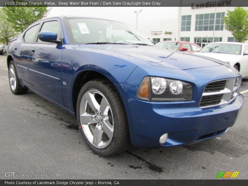 Deep Water Blue Pearl / Dark Slate Gray/Light Slate Gray 2010 Dodge Charger Rallye