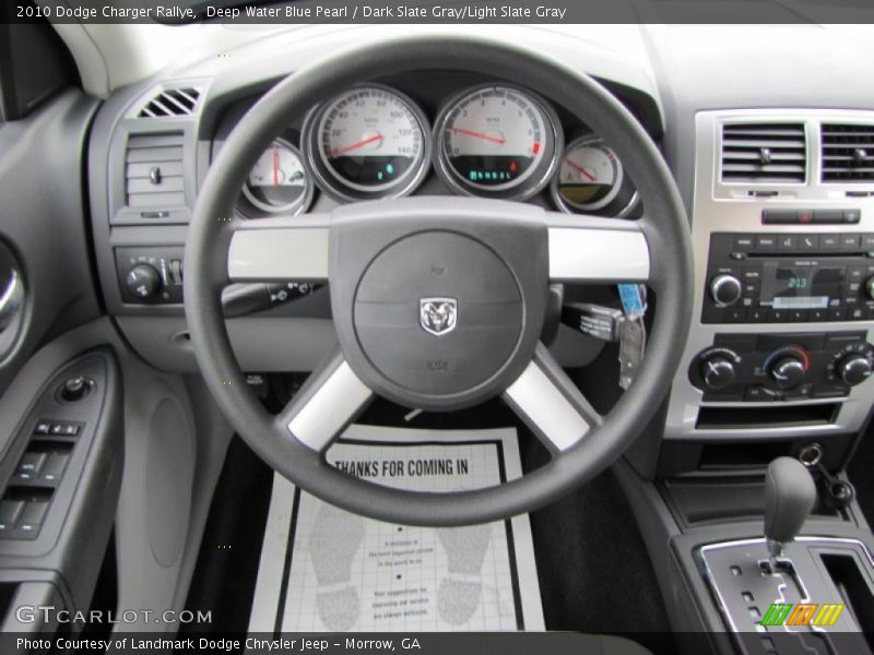 Deep Water Blue Pearl / Dark Slate Gray/Light Slate Gray 2010 Dodge Charger Rallye