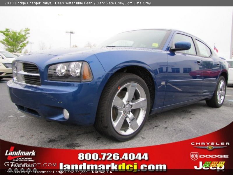 Deep Water Blue Pearl / Dark Slate Gray/Light Slate Gray 2010 Dodge Charger Rallye