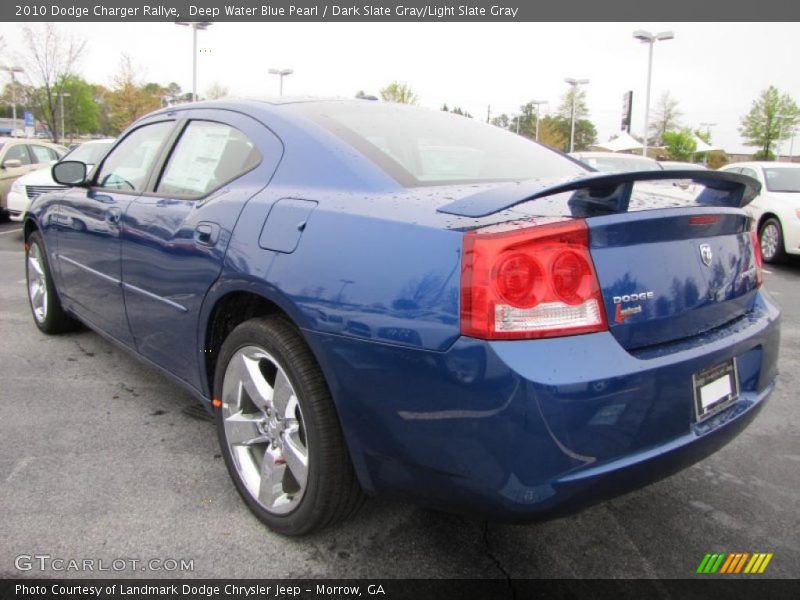 Deep Water Blue Pearl / Dark Slate Gray/Light Slate Gray 2010 Dodge Charger Rallye