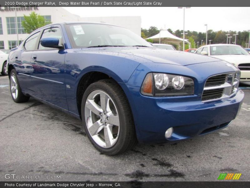 Deep Water Blue Pearl / Dark Slate Gray/Light Slate Gray 2010 Dodge Charger Rallye