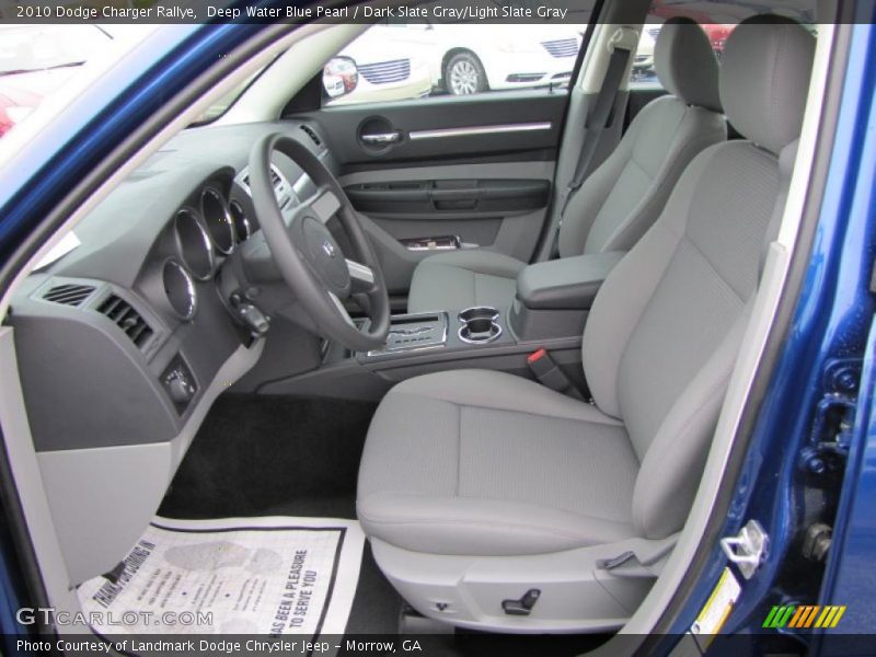 Deep Water Blue Pearl / Dark Slate Gray/Light Slate Gray 2010 Dodge Charger Rallye