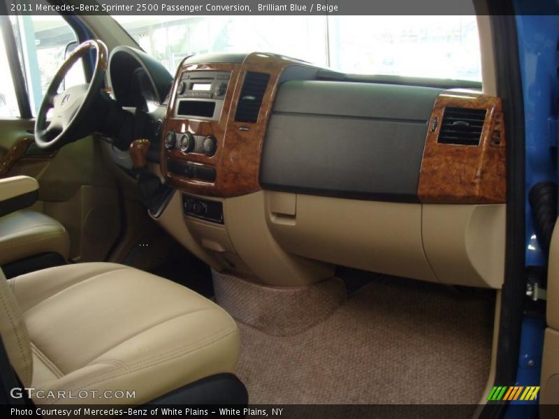 Dashboard of 2011 Sprinter 2500 Passenger Conversion