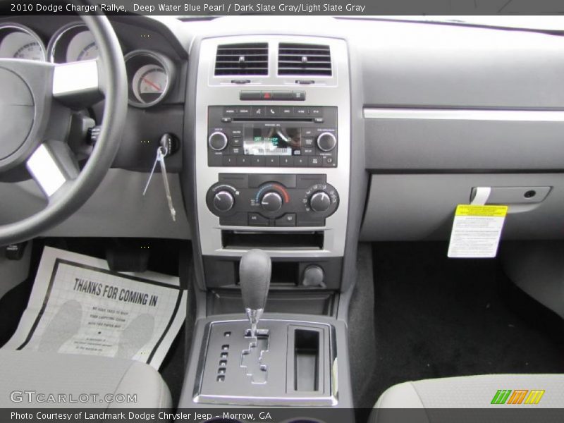 Deep Water Blue Pearl / Dark Slate Gray/Light Slate Gray 2010 Dodge Charger Rallye