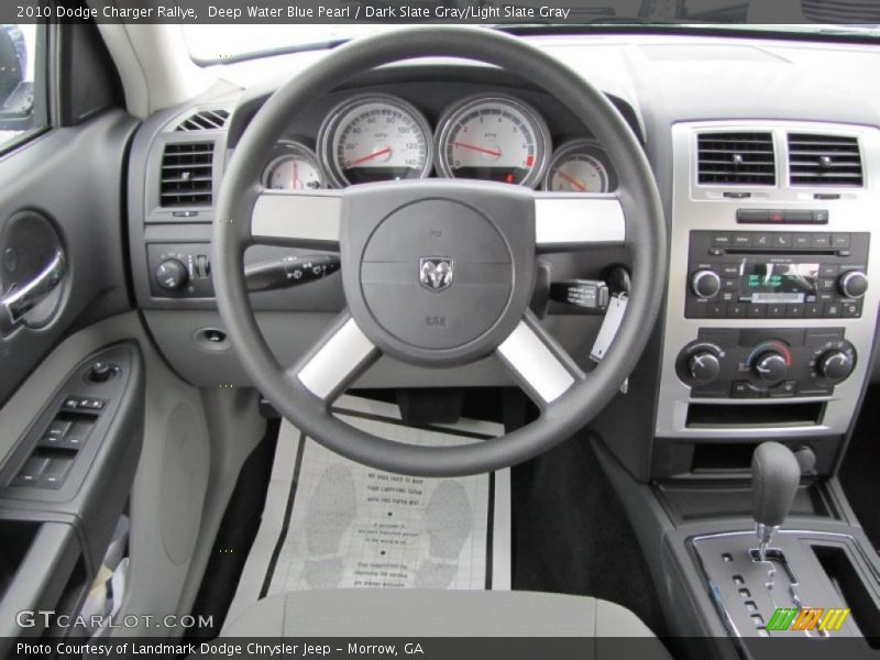 Deep Water Blue Pearl / Dark Slate Gray/Light Slate Gray 2010 Dodge Charger Rallye