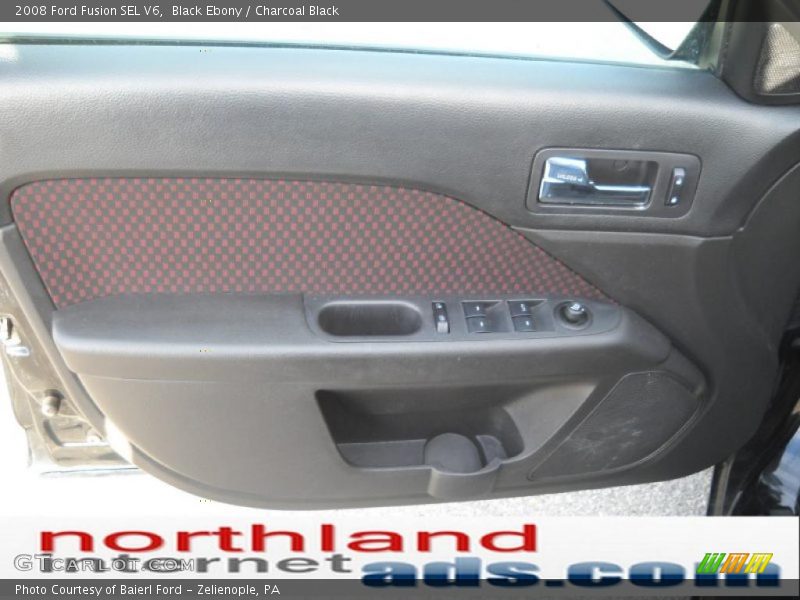 Black Ebony / Charcoal Black 2008 Ford Fusion SEL V6