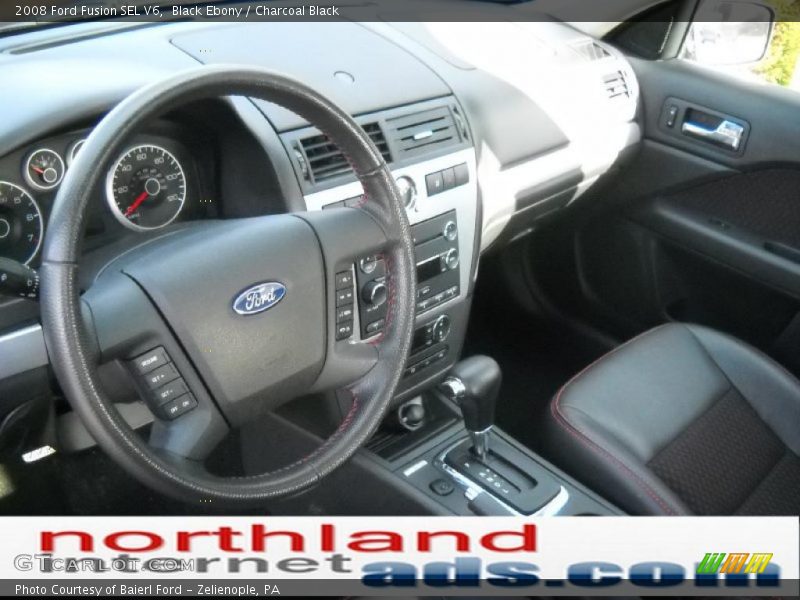 Black Ebony / Charcoal Black 2008 Ford Fusion SEL V6